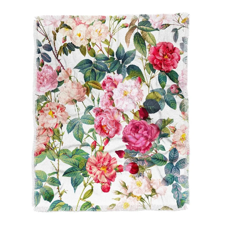 Burcu Korkmazyurek Rose Garden Vii Made To Order Throw Blanket