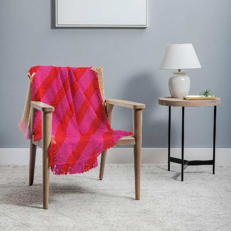 Camilla Foss Thin Bold Stripes Throw Blanket