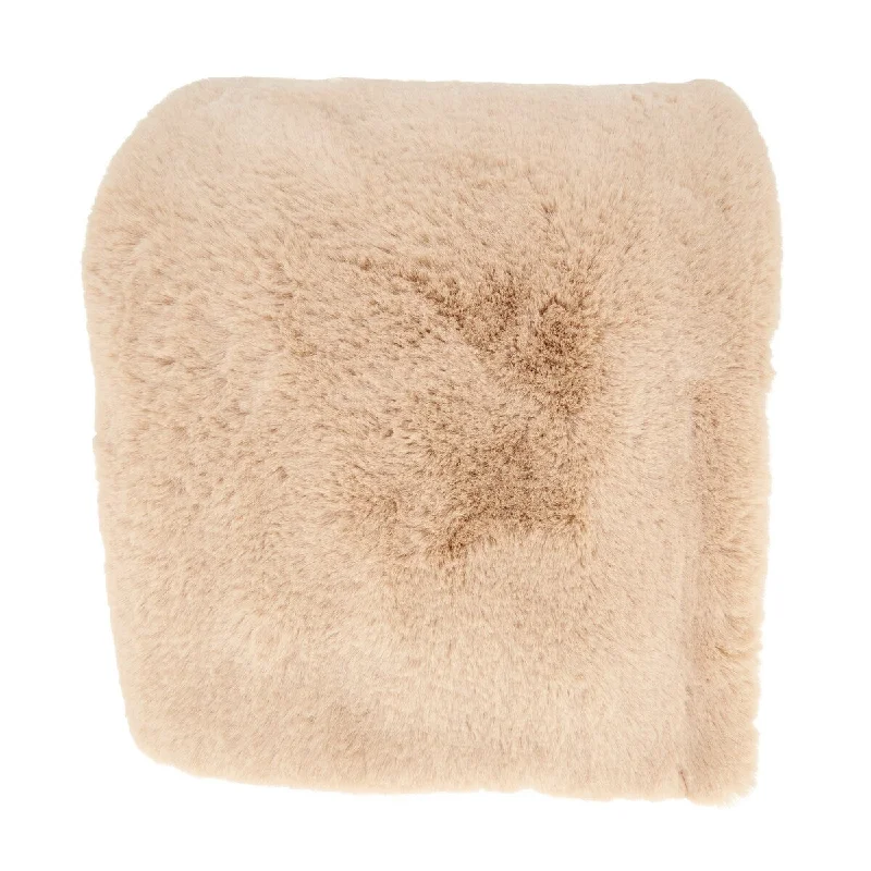 Warm Embrace Faux Rabbit Fur Throw